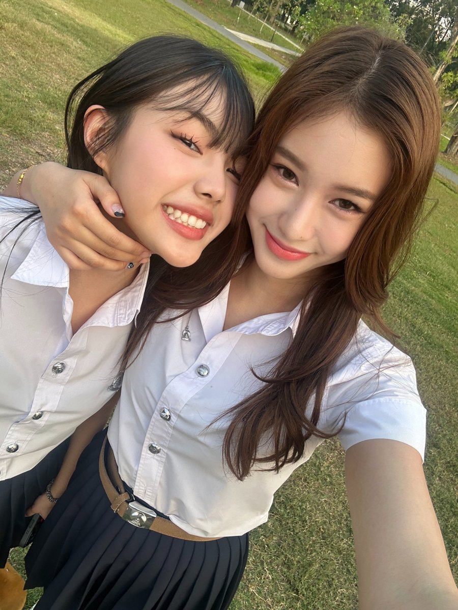 tiredmfk's tweet image. When they&apos;re matching😌 

☆#ArhoungPam #PamArhoung ☆
