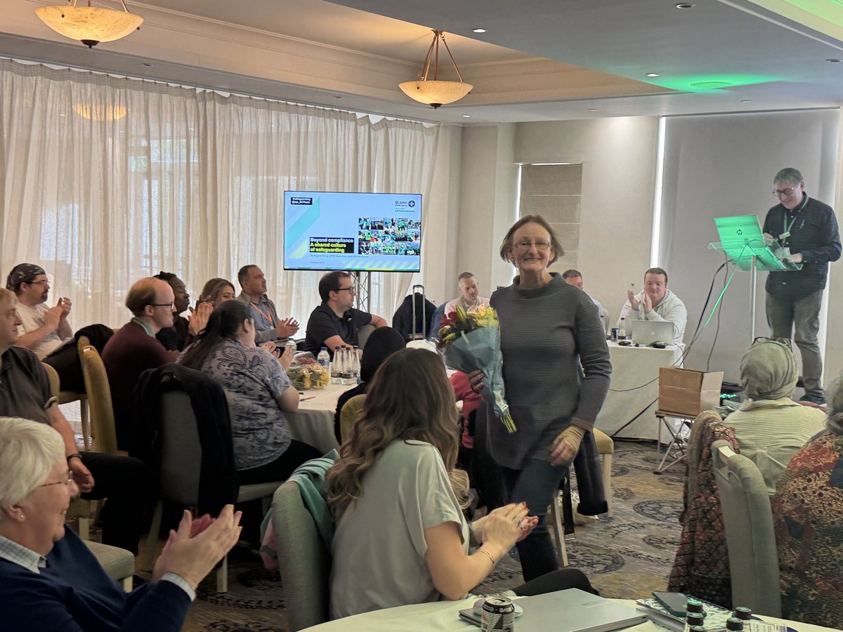 SJA_SGTeam's tweet photo. A huge thank you to Jane Appleby, Andrea Davis &amp; Margaret Neary,  for their amazing contributions to the Safeguarding in the last year. 💚
Your dedication and hard work made it all possible! Thank you ❤️❤️
@stjohnambulance #Safeguarding https://t.co/VZrMVuSlKo
