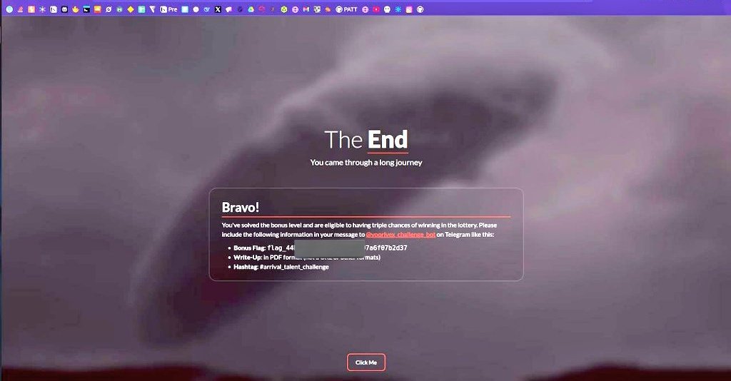 0X23XO's tweet image. There&apos;s a big surprise at the end.
Special Thanks for everything @voorivex 👑 @hmakdev 🔥 I had a great time with this challenge Including communicating with aliens🛸👽.