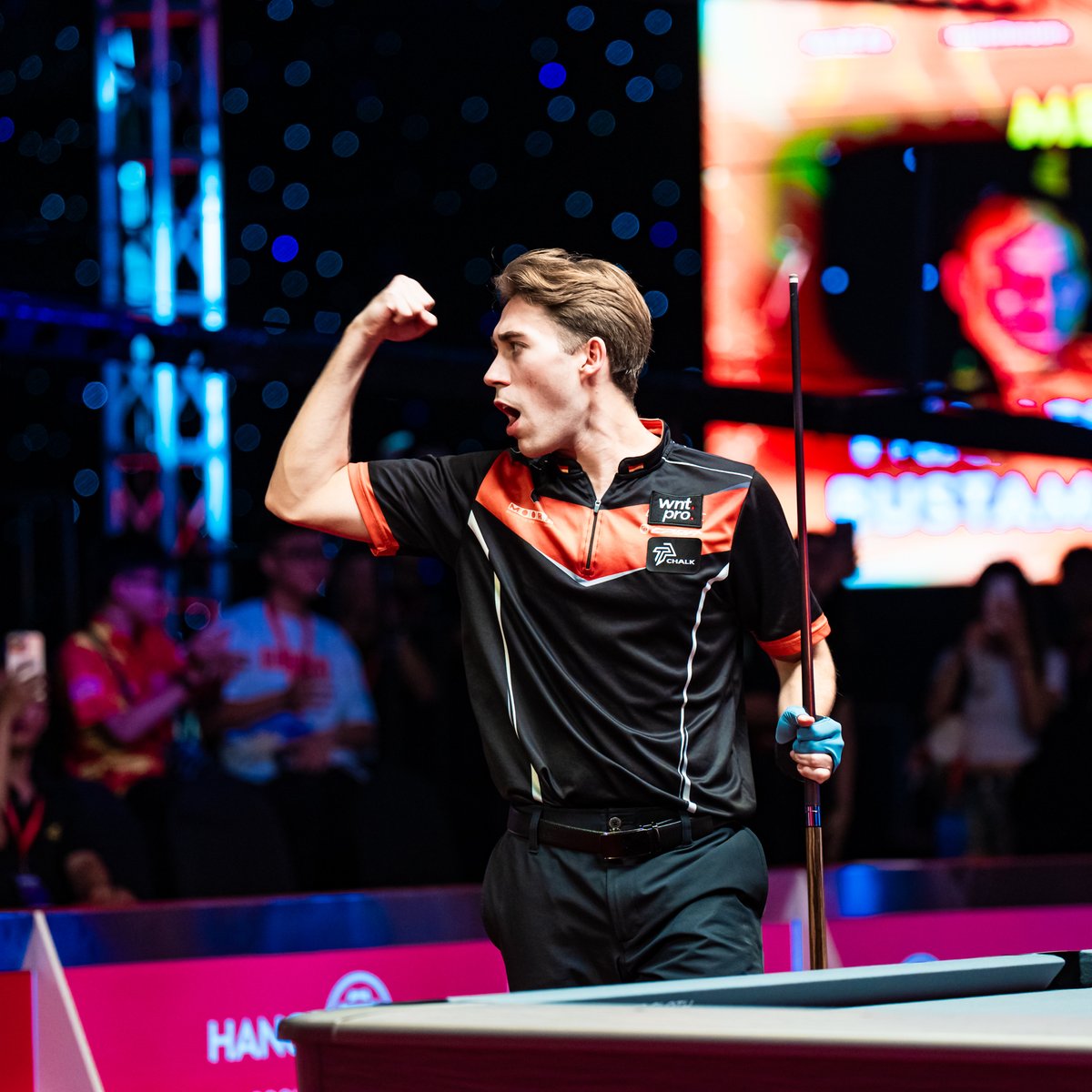 MatchroomPool's tweet image. The boy is thriving on the big stage 🙌

#WNT | #HanoiOpenPool 🇻🇳