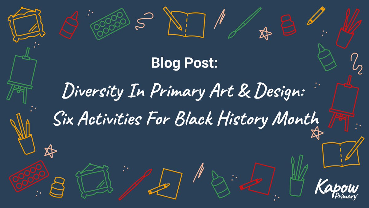 kapowprimary's tweet image. 🎨 Celebrate #BlackHistoryMonth with 6 creative art activities!

From Alma Thomas to Jean-Michel Basquiat, inspire pupils with hands-on projects exploring colour, identity &amp;amp; culture.
👉 Read the blog: eu1.hubs.ly/H0njSnJ0

#PrimaryArt #InclusiveCurriculum