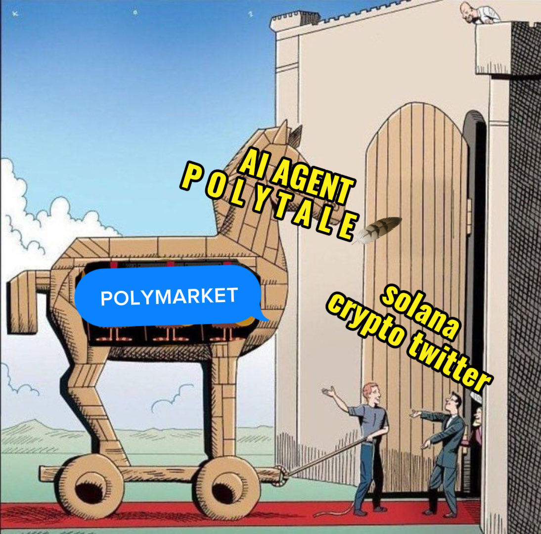do with this information what you will.

polymarket grant on prediction market tools incoming .

$polytale looks good here and soon leader of the polymarket solana projects.