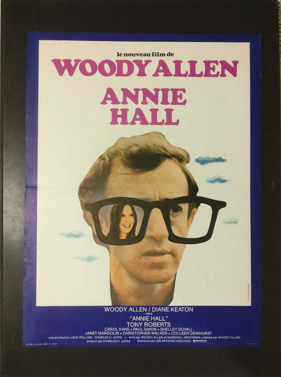 アニー・ホール』(1977) フランス・ミニ判ポスター。ウディ アニー・ホール』(1977) フランス・ミニ判ポスター。ウディ