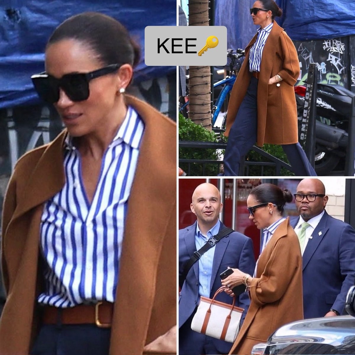 “My mission in life is not merely to survive, but to thrive; and to do so with some passion, some compassion, some humor, and some style.” - Maya Angelou.

Pleasure to see Meghan out and about in New York City, thriving. Go, Meghan!👑🤎