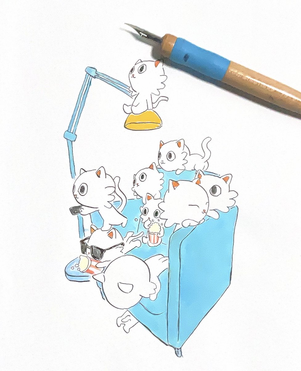 ねこまみれ tweet media