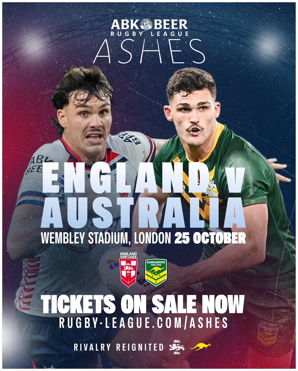 ⏳Two weeks to go until the Ashes kicks off at Wembley Stadium 👊💥

🎟 tinyurl.com/y4xev3b8

#WeAreLondon🏉