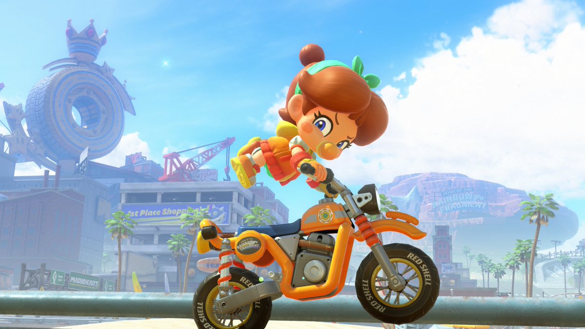 QerasPhoto0605's tweet image. ベビィデイジーの都会でお散歩🌼
#MarioKartWorld 
#マリオカートワールド写真部