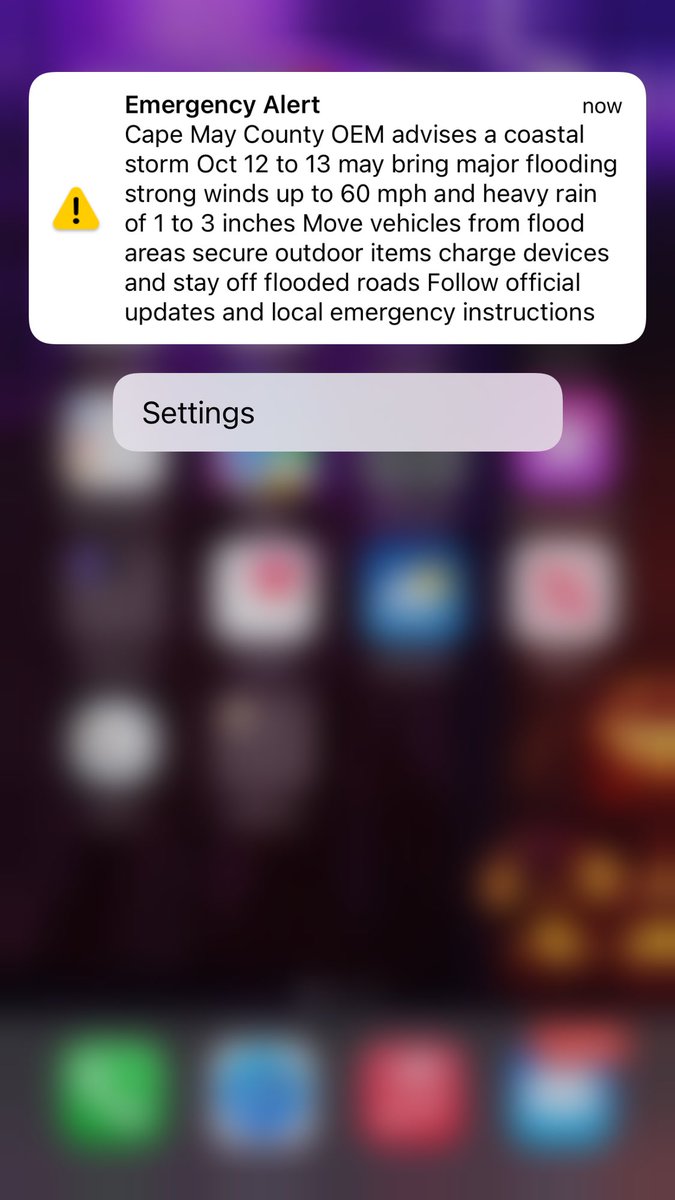 SorayaAgency's tweet image. Fell asleep with my phone on and this came in from the #EmergencyAlertSystem which was so loud it scared the bejesus out of me 😳 lol surely got my attention @kayakkim11 Stay safe fellow south Jerseyian! #NewJerseyStateOfEmergency