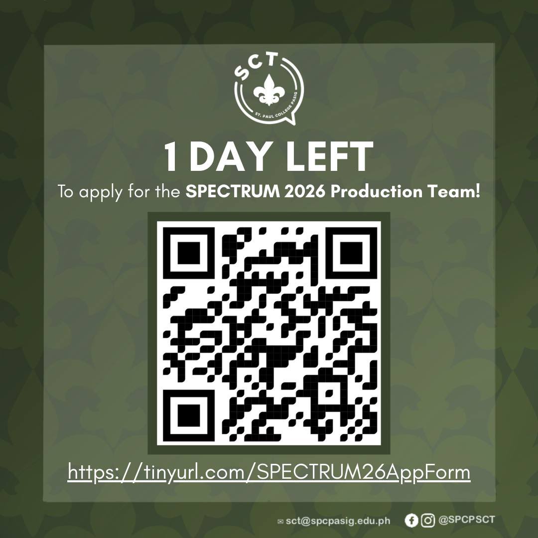SPCPSCT's tweet image. One more sunset before the horizon unfolds. 🌇

Tomorrow marks the close of applications for the SPECTRUM 2026 Production Team. Don’t let the horizon pass you by — step into the light. 🔆

#SPECTRUM2026