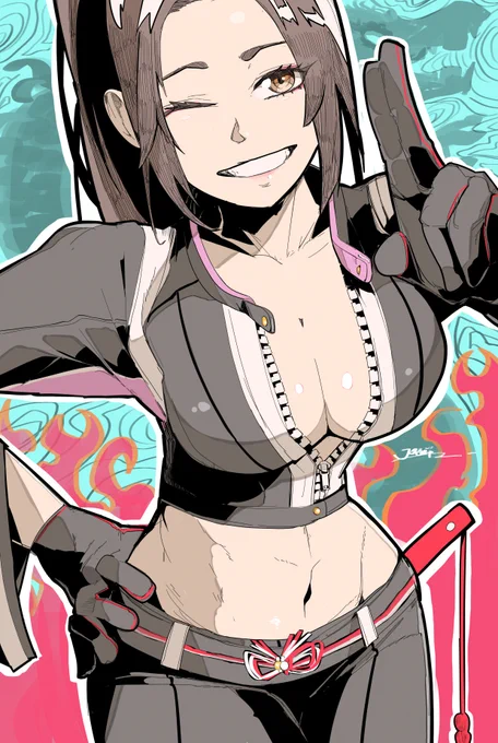 #三連休はフォロワーが増えるらしい 今回は不知火舞しばりで再掲します。
