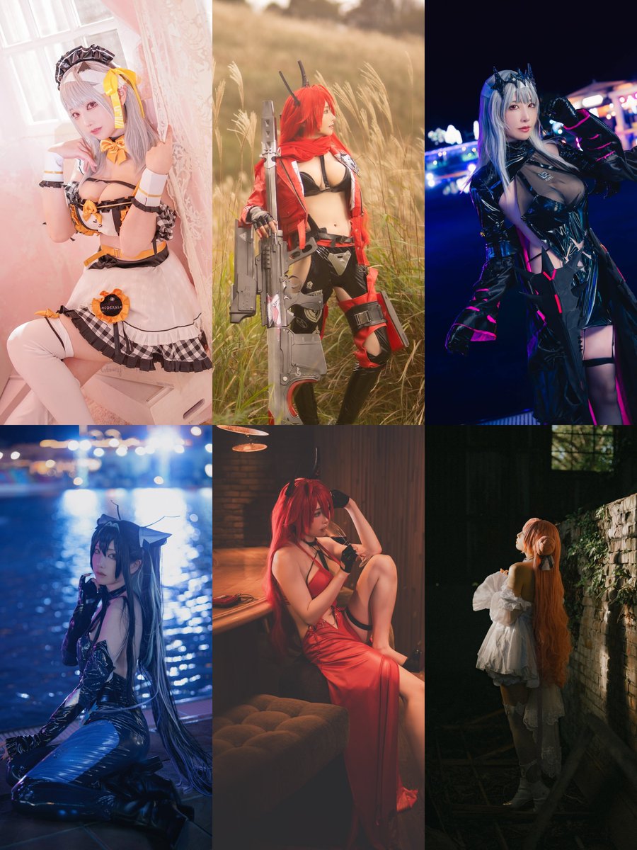 【※コスプレ】

せっかくの3周年なので今までやったコスプレまとめてみた〜！
バニーとか入り切らなかったのまだまだあるけど🥹

NIKKEはどんどん面白くなる激重シナリオが大好き🤤🫶
みんなも是非やってみて！！！！！

 #ニケコスプレしたい  #NIKKEcosplay