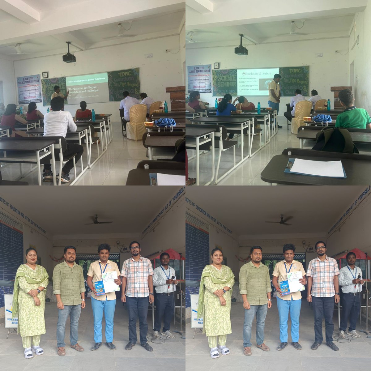 digdhar's tweet photo. Mrutyunjay Dash, a student of class X of our school  secured 1 st position in Block Level Science Seminar 2025-26 of Thakurmunda block of Mayurbhanj district on topic " QUANTUM AGE BIGINS: POTENTIAL AND CHALLENGES on 11.10.2025 and has been selected for District Level. https://t.co/HhHFWn8p6n