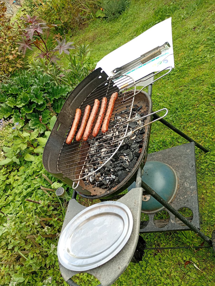 chris40851's tweet image. #Dimanche tradition
Saucisses du boucher et #frites maison.
#Barbecue 🍷