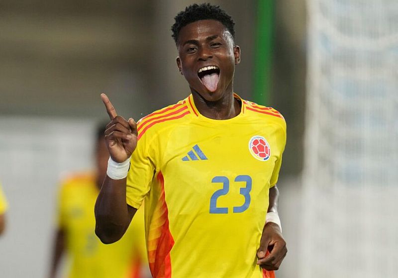 Néiser Villarreal - last 3 games at the World Cup U-20:

vs Nigeria 🅰️
vs South Africa ⚽️⚽️
vs Spain ⚽️⚽️⚽️

The free-roaming forward of the highest quality! 🇨🇴🔥
