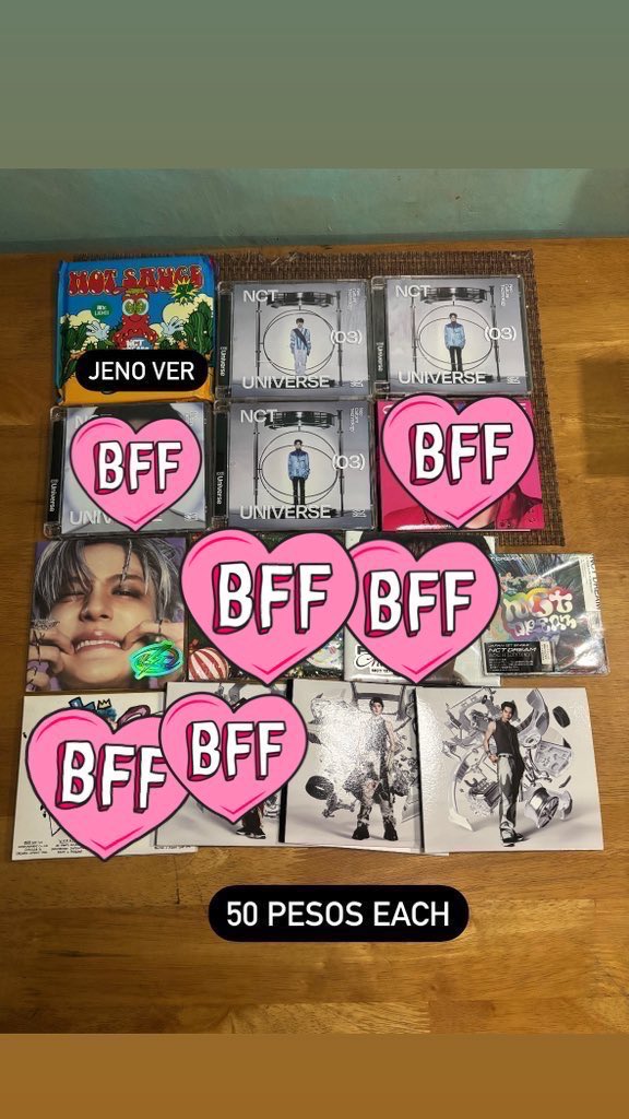 perthylicious's tweet photo. Pamigay Sale / QS

wts lfb nct dream 127 wayv pc ph

NCT QUITTING SALE

Unsealed Albums - complete inclusions except PC

taeyong johnny yuta kun doyoung ten jaehyun winwin jungwoo mark xiaojun hendery renjun jeno haechan jaemin yangyang chenle jisung sungchan shotaro https://t.co/EWRnPhZgti