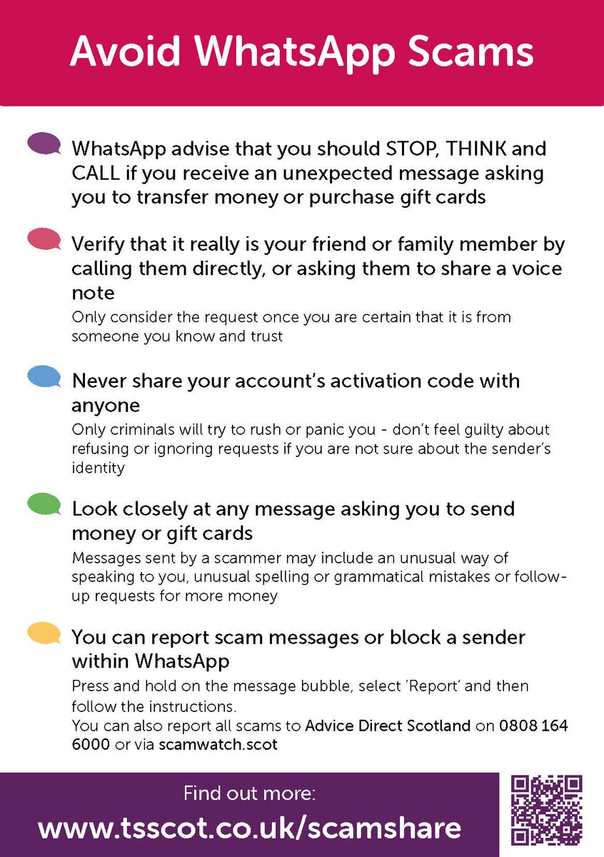 TSScot's tweet photo. Each of our 22 #ScamShare Spotlights highlights a common scam and includes info on how to recognise and avoid them 👇
The A4 leaflets can be viewed online or printed off and shared with those not online
https://t.co/08WJ13gK7i https://t.co/n8AnojmO5y
