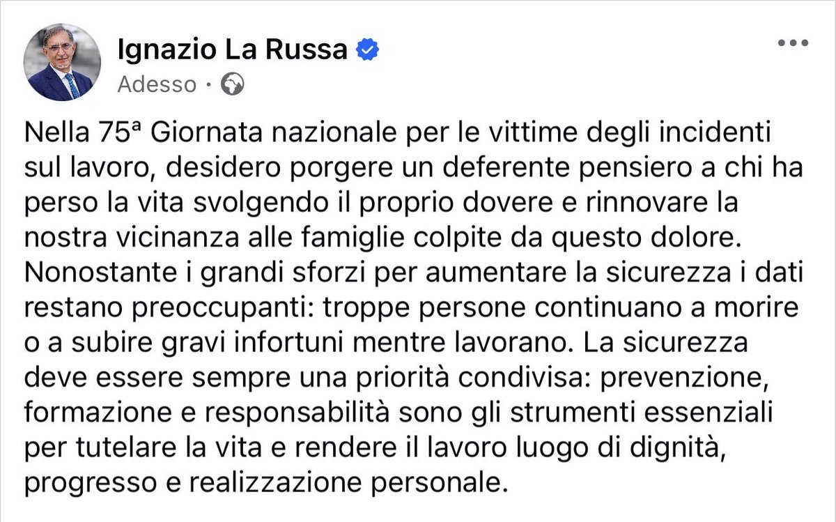 Ignazio La Russa (@ignazio_larussa) on Twitter photo  Ignazio La Russa (@ignazio_larussa) on Twitter photo