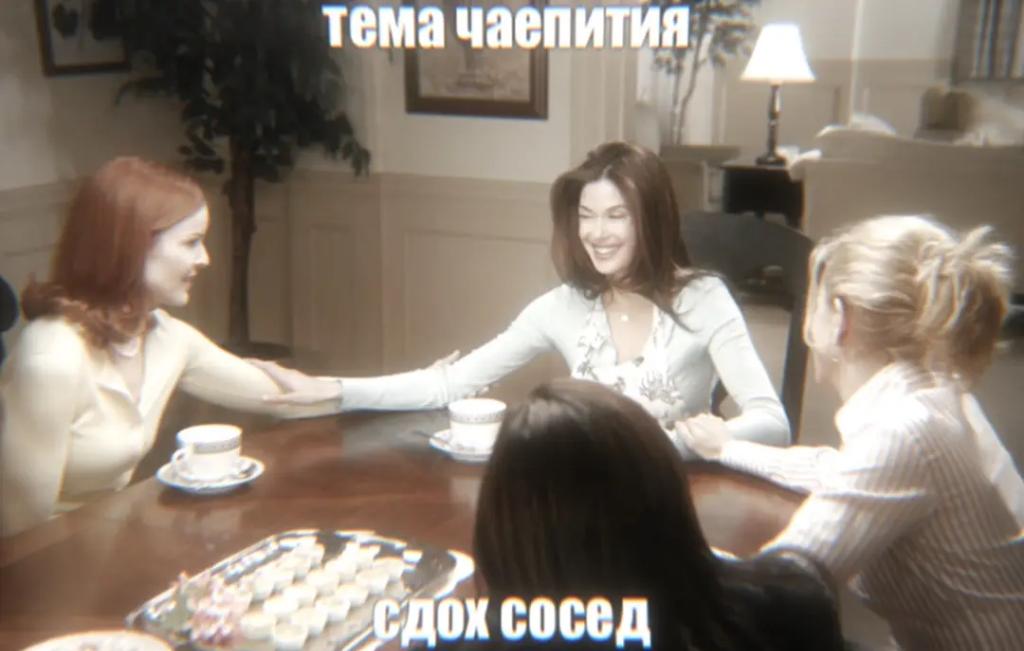 Посмотрела сериал "Отчаянные домохозяйки", очень понравился, но не могу упустить возможности шуткануть, что сюжет строится буквально на этом 🤣