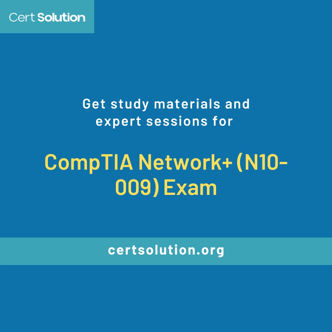 certsolution's tweet image. Network+ (N10-009) in 3 Steps: Master the fundamentals, build a virtual lab, and drill those practice exams. It&apos;s time to own the network.

Join CompTIA Network+ (N10-009) Training!

certsolution.org

#certsolution #CompTIA
