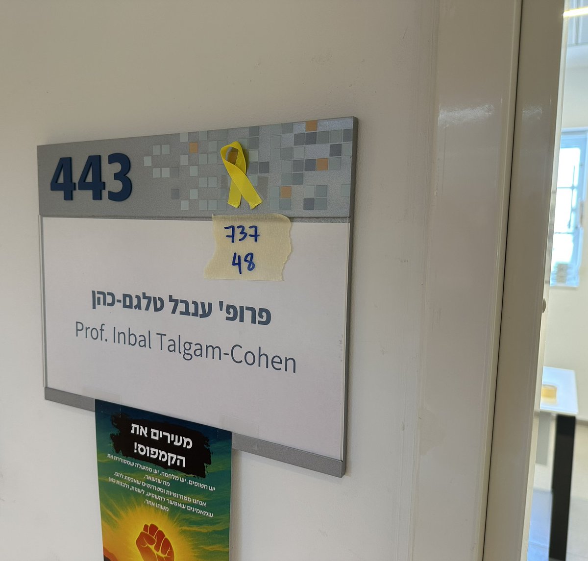 First time in a long time that returning to Israel is not accompanied by heaviness and dread, but by hope 🎗️🕊️ Hope that this is the last time we count another day (#737) of war