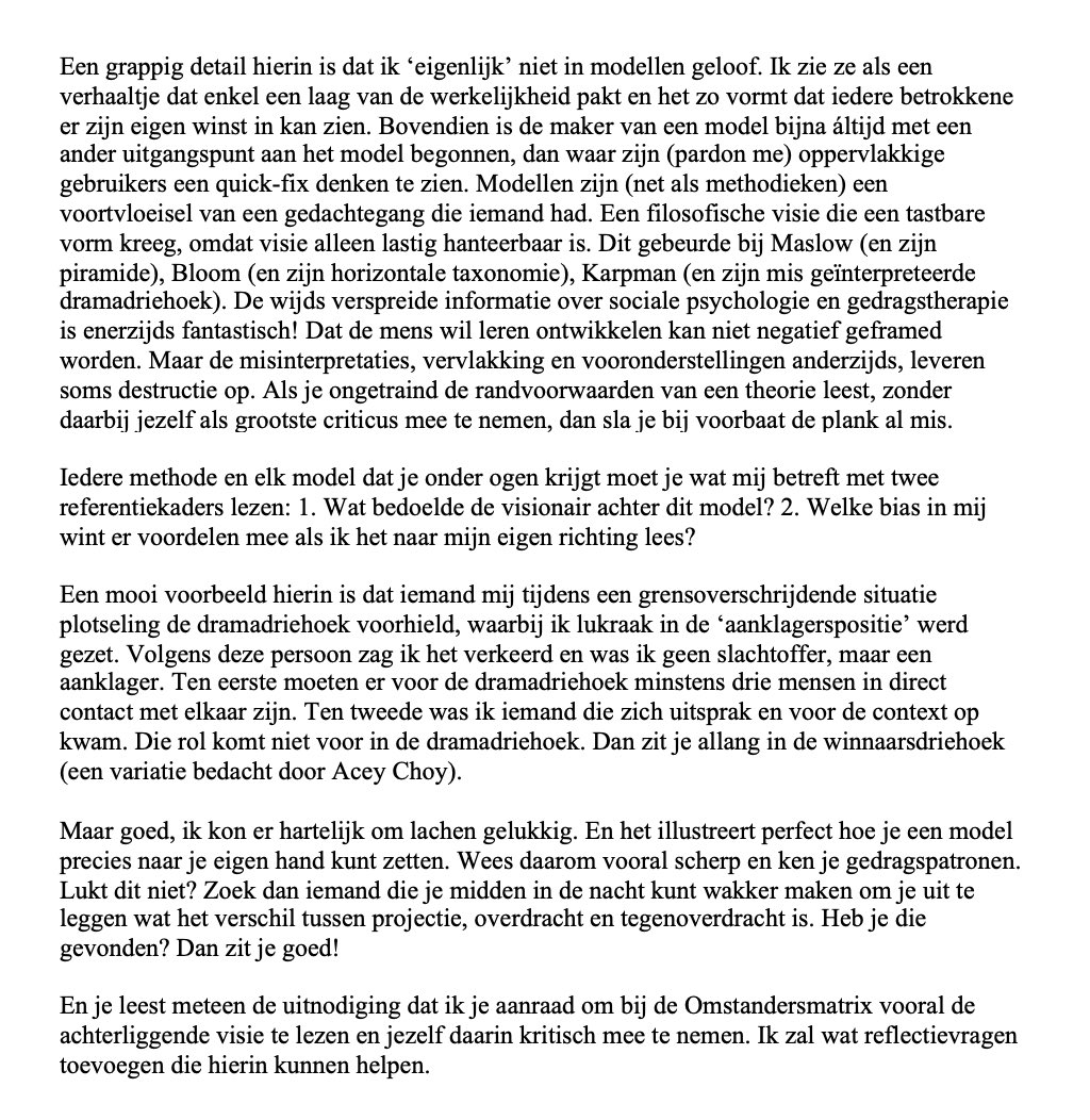 Als de Omstanders Opstaan / When the Bystanders Rise Up.

Omstandersmatrix. 

#digitaletuin25