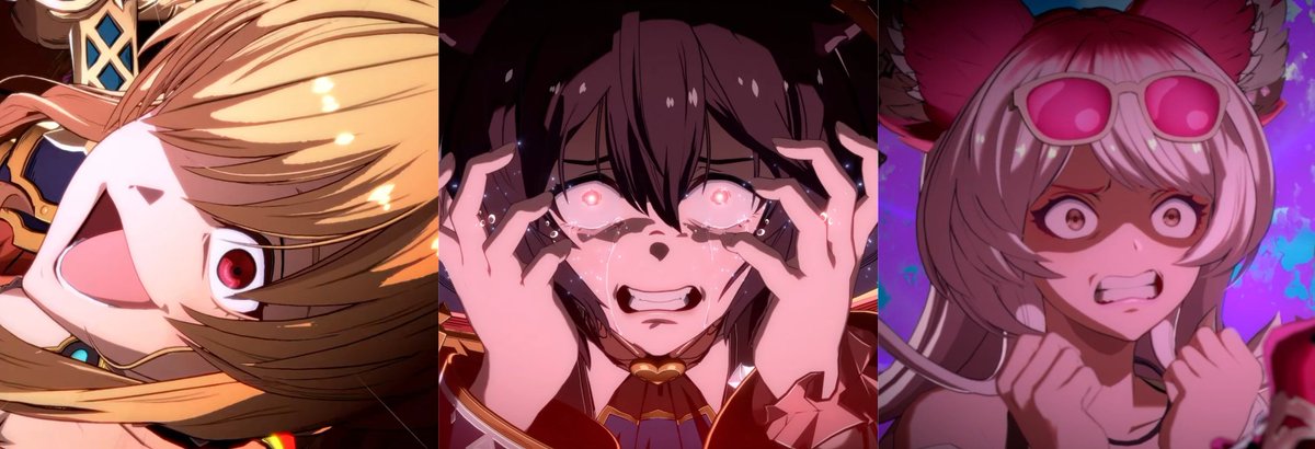 meganezumi_gbf's tweet image. GBVSRの好きな人に一途なキャラ達めっちゃ好き