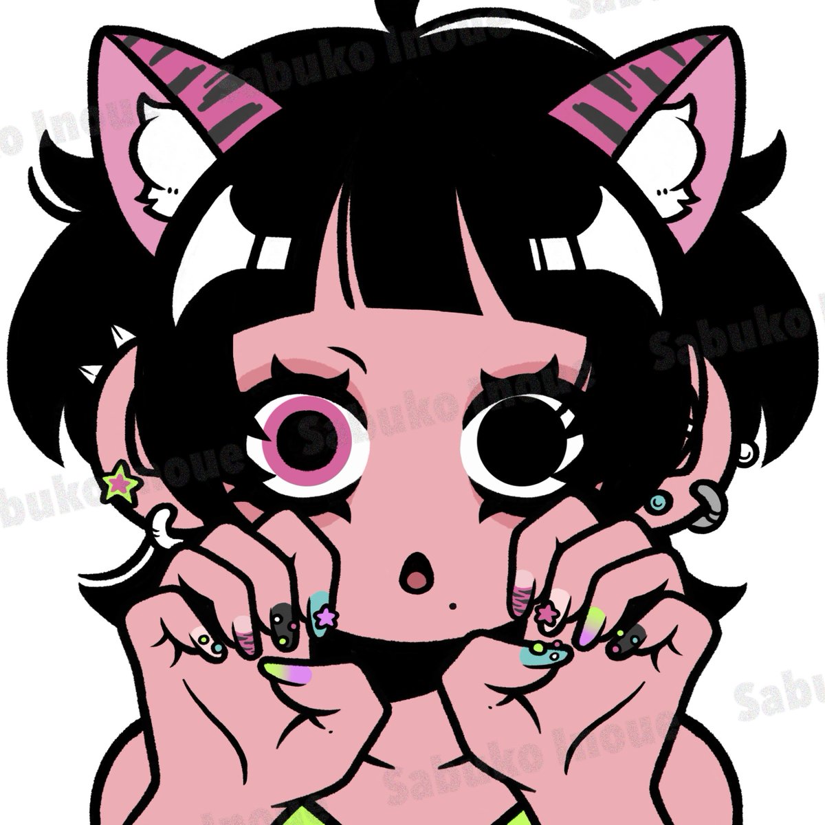 #三連休はフォロワーさんが増えるらしい
ダーク×ポップなテイストが得意です！
お仕事も募集してます🦴💕