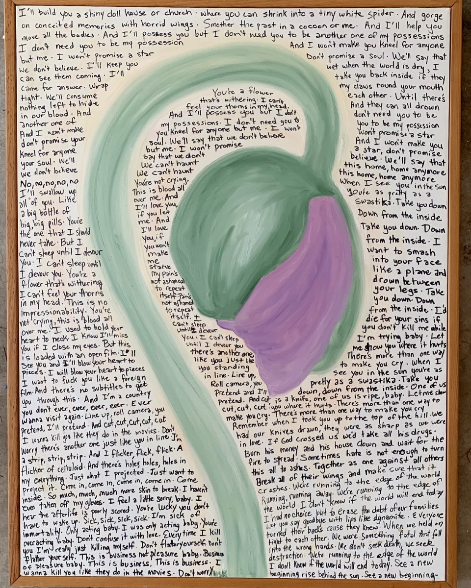 I participated in an abandoned art group and this was considered not okay #marilynmanson