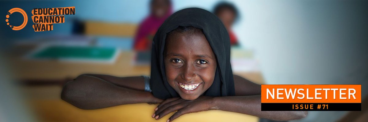 EduCannotWait's tweet image. Latest #ECW Newsletter!

Ft. inspiring interview with @UN_Nigeria ’s @MohamedFall , launch of #ECWResults Annual Report, @StreetChildUK &amp;amp; #ECW at #UNGA80, powerful call from ECW Global Champion @FaruqiSomaya urging world leaders to unite for the girls of #Afghanistan, compelling…
