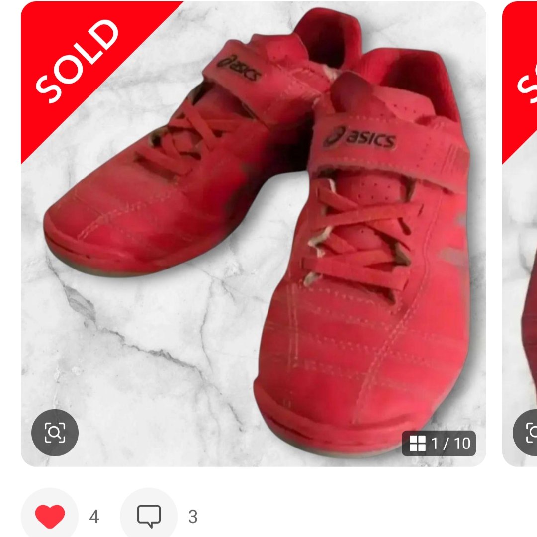 dZC9td082O78599's tweet photo. 素敵なお客様がきまりました✨️

👟✨良品 asics アシックス トレーニングシューズ🌟🌸
動きやすくて軽いので、サッカーの練習や外遊びにもおすすめです🌿
20cmサイズで履きやすく、通学や体育にも◎
#リセラー https://t.co/Q7yjhwfe55