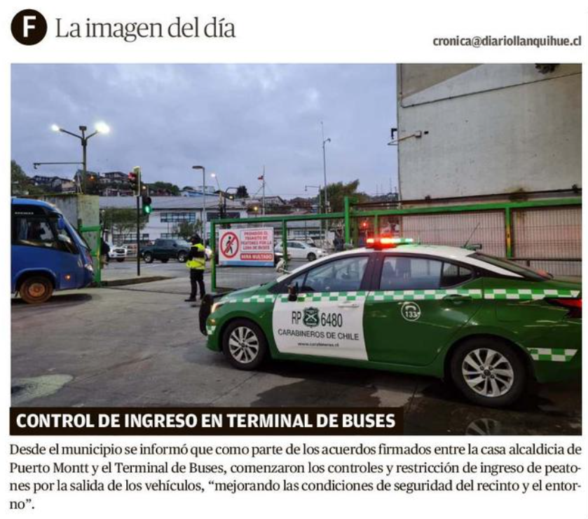 WAINRAIHGT's tweet photo. Alcanzamos un acuerdo con la administración del #TerminalDeBuses con foco en mejorar la seguridad y la atención de los usuarios. Trabajamos en estrecha coordinación con Carabineros para hacer del recinto un mejor lugar, y pedimos también la colaboración de la ciudadanía. A #PuertoMontt lo recuperamos entre todos.