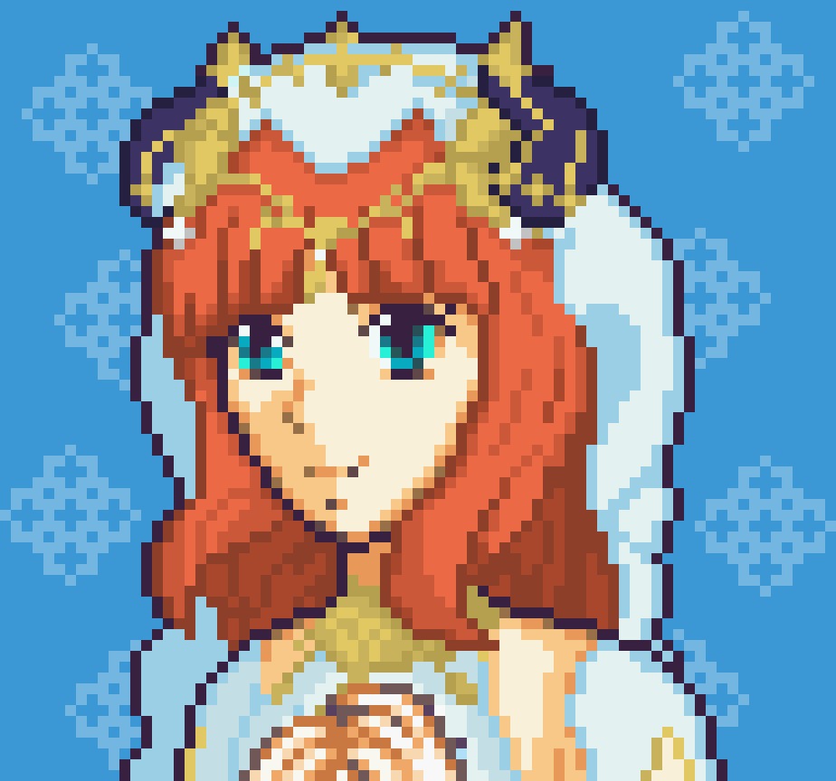 Nanko_YT's tweet image. Hice a la Nilou del Genshin al estilo de los Fire Emblem de GBA
(No me pregunten por el tono del cabello)
#GenshinImpact #fireemblem #pixelart