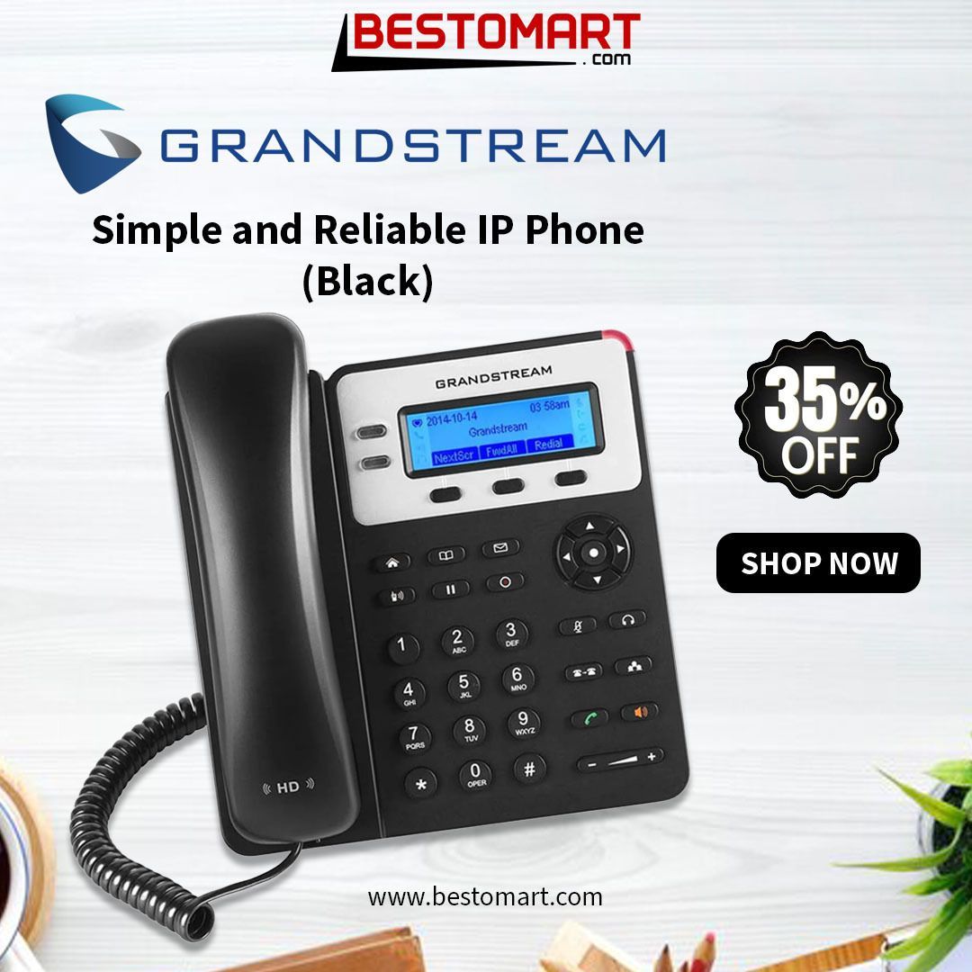 bestomart's tweet image. Bestomart offers you the best deals on “ Grandstream Simple And Reliable IP Phone Black GXP1625 " , at a very reasonable price.

Bestomart - The Pride of Indian E-commerce.
For more Visit: tinyurl.com/yfzn2h94 
Contact us: +91 87541 11207 

#IPPhone #SmartConnect #OfficeTech