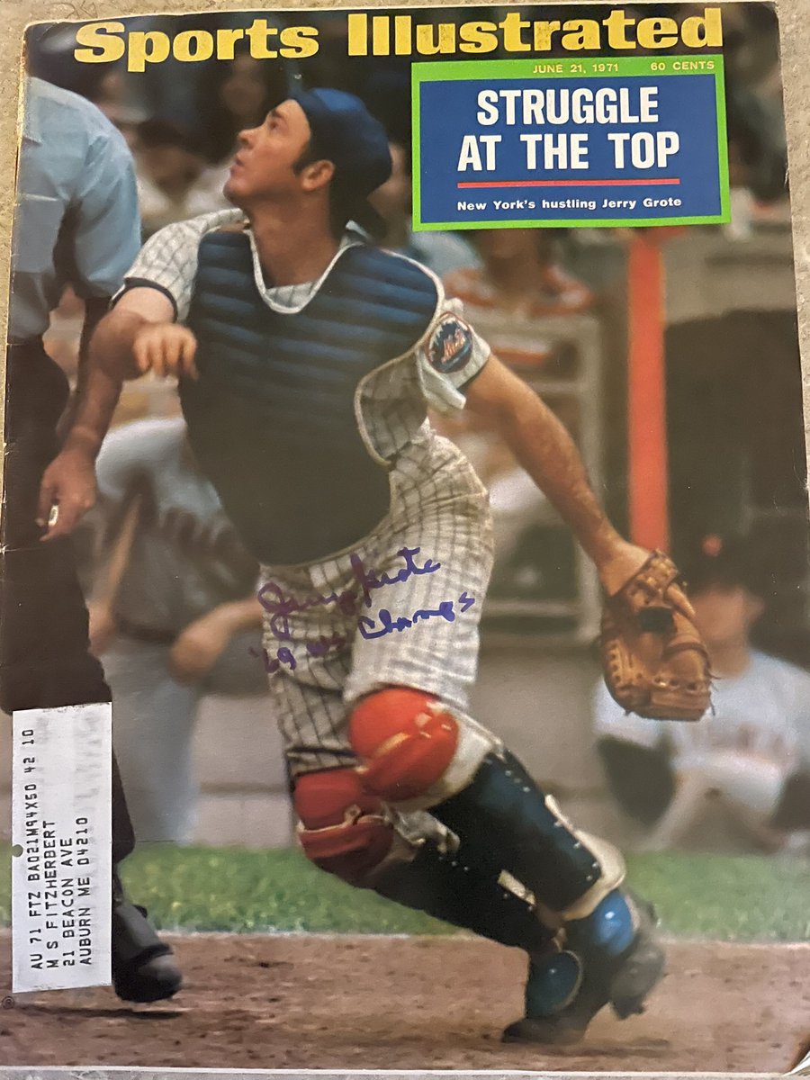 paul_gebauer's tweet image. A  belated  Happy Birthday in Mets Heaven to one of my childhood hero’s. I wanted to be as tough as Jerry Grote. World Series Champion. Johnny Bench said, “If Jerry Grote were a Cincinnati Red, I would have been a third baseman”.
@Mets #LGM #MetsTwitter