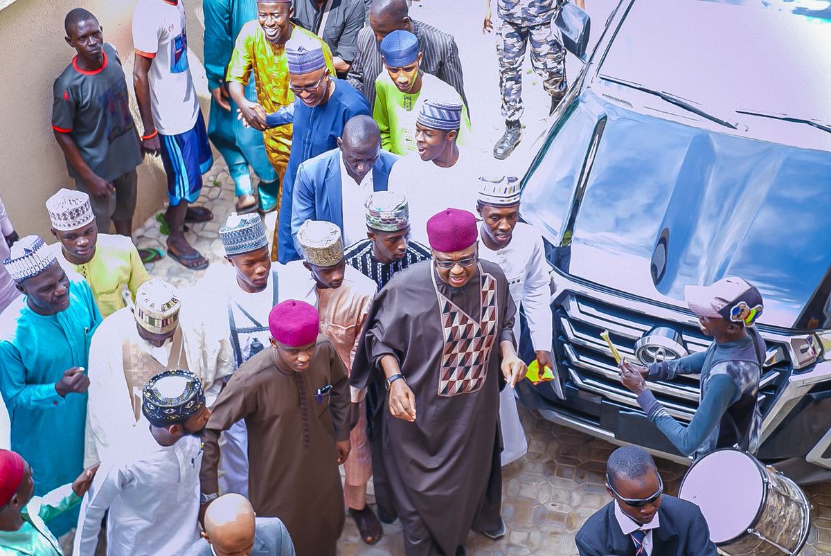 ProfIsaPantami's tweet photo. Rising Stars Igniting the Future (2)!

I also had the opportunity to visit Hausawa Collections and Clothing in Gombe, an investment by our own, Muhammad Sani Ado. 

The 28-year-old established "Hausawa Collection and Clothing" in Gombe while he was in his 100-level university studies, initially using a bicycle for transport and later a motorbike.

He has employed over 25 people and established 2 shops for tailoring, designing, and selling fabrics like Shadda, Governor Voile, Massino Wool, Plain yards, Ambassador Voile, and Osaka, among others. 

His products are high quality, affordable, and guaranteed. He also uses the centre to teach local youths tailoring and designing, among other skills. He is a graduate and a job creator for other youth.

In the visit, I was joined by respected personalities, such as Sarkin Malaman Gombe, Professor Muhammad Bello Abubakar, Dr Umar Garba Dokaji, Alhaji Hassan Ali Ibrahim (Sintalin Pantami) and, Malam Musa Muhammad Maikatifa among many others. 

You may wish to contact him at +2347061236317 or mhausawa97@gmail.com. 

May Allah continue to bless the efforts of youth.

#youthempowerment 
#youthsupport 
#youth