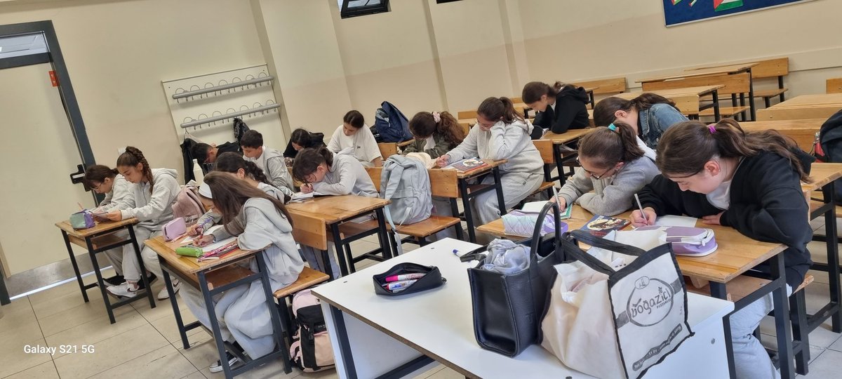 Hırkai Şerif Ortaokulu okuyor.Anadolu Mektebi projesi çok sevildi.⚘️🧿