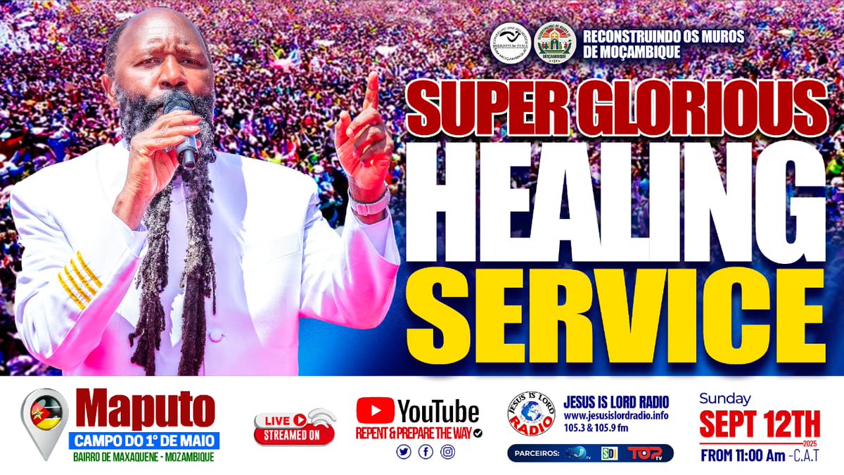 kingdom_seeker1's tweet image. 📌•No situation is hard before the LORD

📌•Impossible with man , very possible with GOD

📌•Incurable to the Doctors Curable to JESUS ,the GREAT PHYSICIAN 

💫The Prayers is over ,let us receive our #HealingFromMozambique