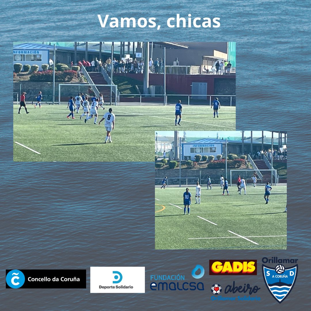 Partido moi igualado no campo número 2 da Torre entre o @orillamarsd_fem e o @culturalmaninosfemeninosd , o resultado foi de 0-1 a favor do equipo ferrolán. O equipo azulón segué sen puntuar. Ánimo chicas o Orilla nunca se rinde. 💙💙💙