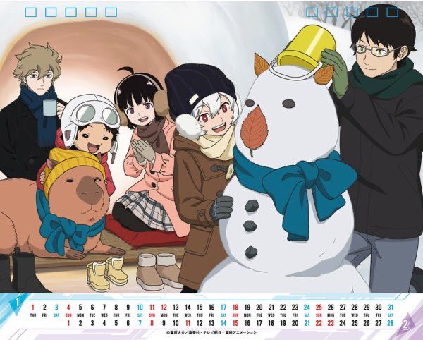 ワールドトリガー 卓上カレンダー 2026

今月10月25日(土)頃より発売予定です！

サイズ：（約）160×200mm
枚数：7枚

▼予約サイトまとめ
subcul-holic.com/worldtrigger_2…