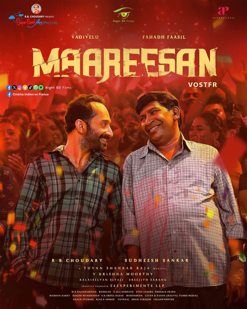 JenniferJohnraj's tweet image. Watched it 3 times in a month and still love it everytime!! What a brilliant piece, the story, acting and the way the movie goes on!🔥 Also enjoyed watching my sooo favourites!♥️ #Fahadh #Vadivelu #Mareesan A total must watch!!