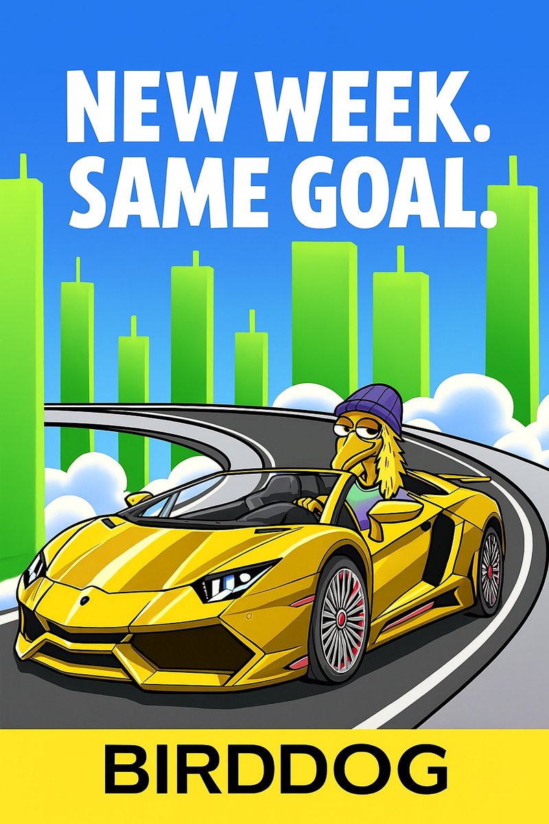 AssamVict0r's tweet image. @SOLbirddog 

🚀 New week, new momentum!
Birddog’s driving straight into success — charts up, vibes high, and goals locked in.
Let’s make this week legendary. 🐕💨💰

#Birddog #Crypto #NewWeek #Solana #MemeCoin #Bullish