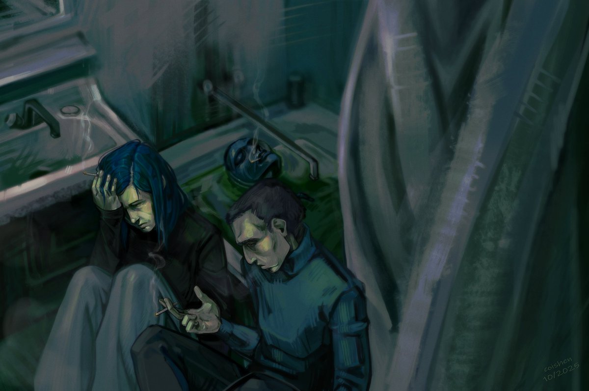 coishenUwU's tweet photo. A grief for two and cigarettes for three

#noimnotahuman #widowedwoman #Ninah https://t.co/HKrF9cCjum