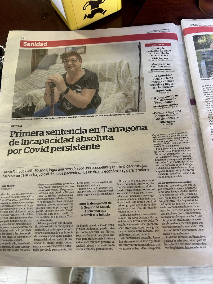 satrees's tweet photo. Conseguimos  sentencia pionera que reconoce una incapacidad permanente absoluta por covid persistente https://t.co/vsVHtxuAYj https://t.co/ieMBhbJP05