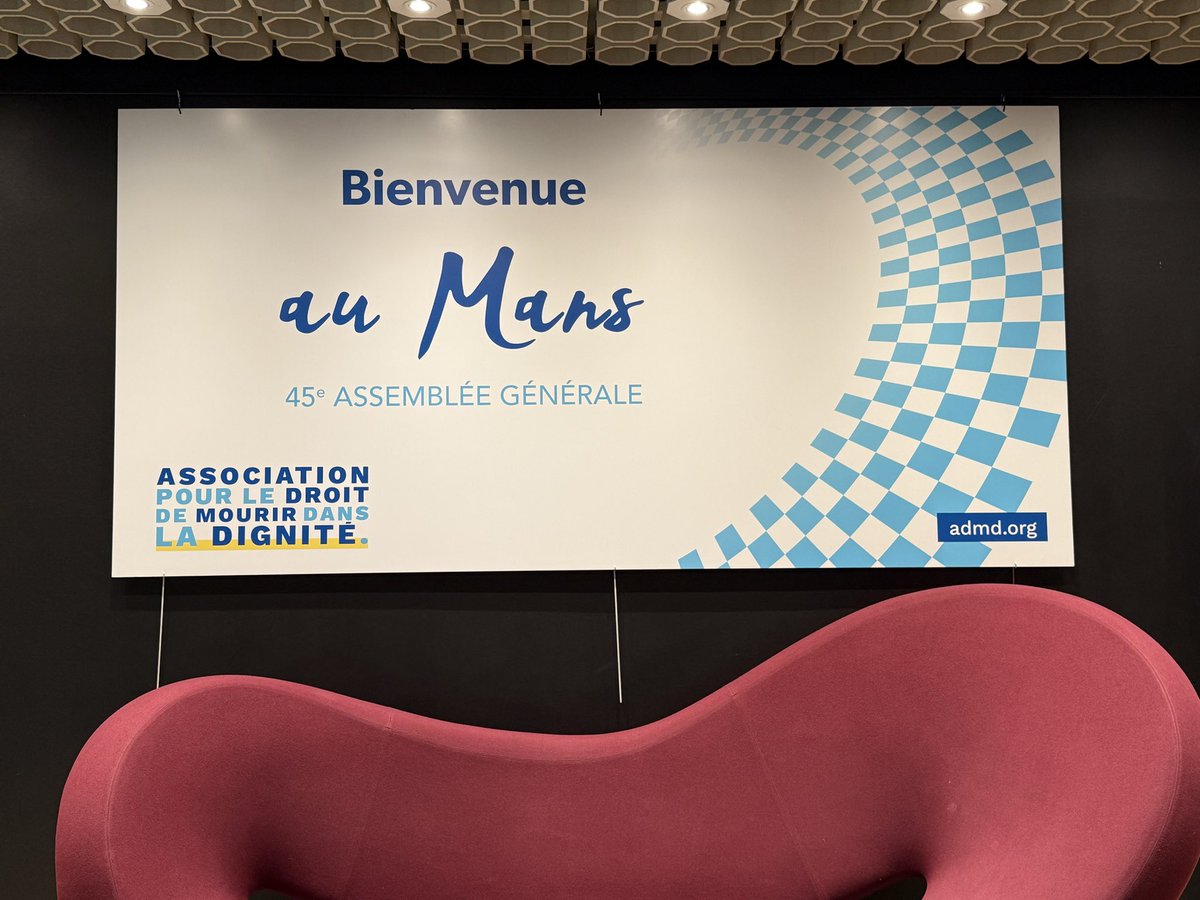 Rémi Marchand 🧗🏳️🌈 (@remimarchand) on Twitter photo Fier d’avoir accueilli au #Mans la 45e AG de l’<a href="/ADMDFRANCE/">Mourir dans la Dignité</a> 🔵
Réélu au conseil d’administration avec 87 % des voix 🗳️ — merci pour votre confiance !
Notre responsabilité est immense… on ne lâche rien 💪🔥
#ADMD #FinDeVie #Engagement #LeMans Fier d’avoir accueilli au #Mans la 45e AG de l’<a href="/ADMDFRANCE/">Mourir dans la Dignité</a> 🔵
Réélu au conseil d’administration avec 87 % des voix 🗳️ — merci pour votre confiance !
Notre responsabilité est immense… on ne lâche rien 💪🔥
#ADMD #FinDeVie #Engagement #LeMans