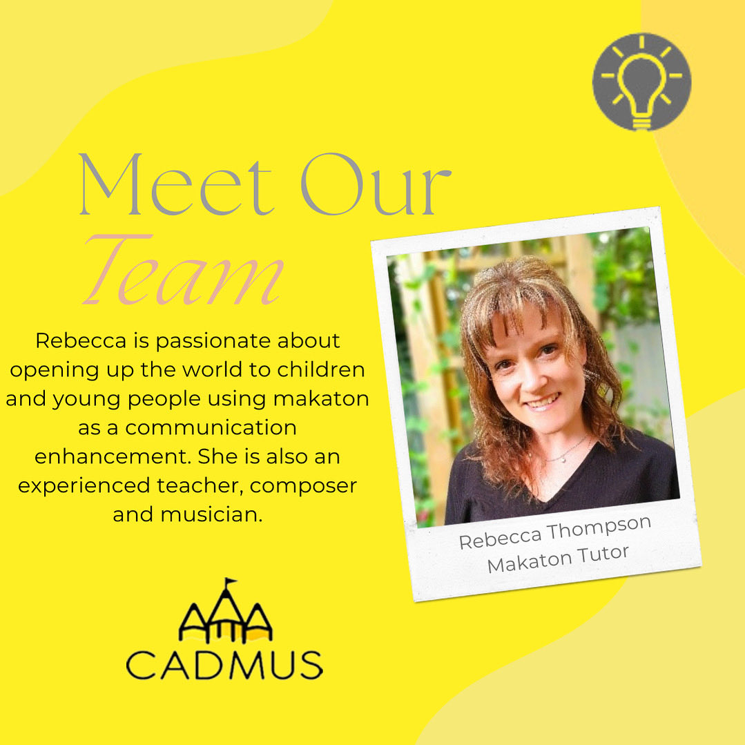 cadmusinclusive's tweet image. Meet Rebecca, our Makaton tutor. Rebecca teaches Makaton in a fun and accessible way to help others communicate effectively. 💡

#makaton #communication #CommunicationMatters