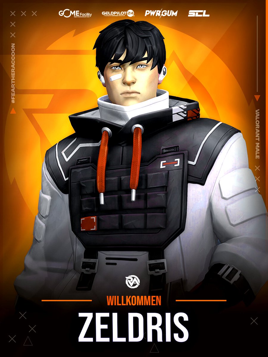 Und als wäre das nicht genug, freuen wir uns, <a href="/zeIdrisFPS/">ROA Zeldris †</a> als neuen Sub-Spieler in unserem Valorant Male Team willkommen zu heißen!

Er wird uns als 6. Mann unterstützen - wir wünschen ihm und dem Team viel Erfolg auf dem weiteren Weg.

Time to click some heads.

#FEARTHERACCOON