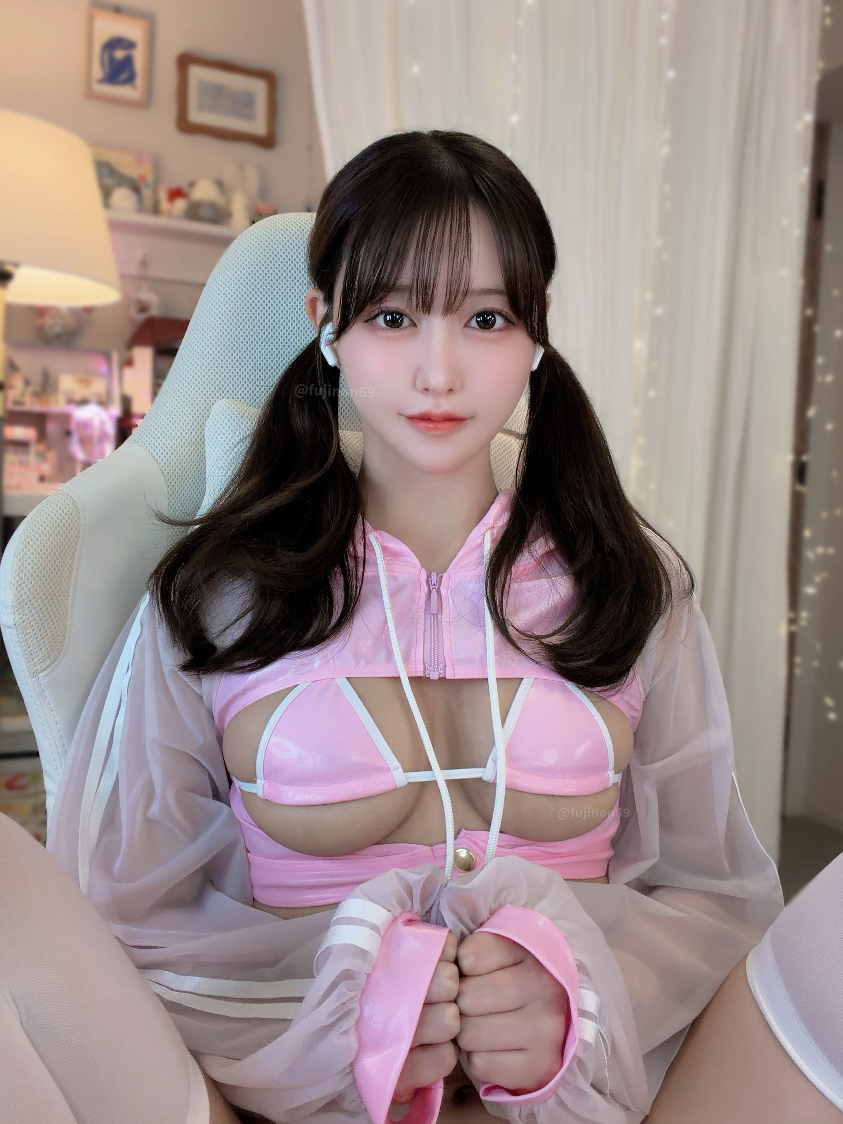 対戦希望者、いますか？♡⸝⸝｜チャットレディ藤乃（@fujinon69）エロ画像まとめ