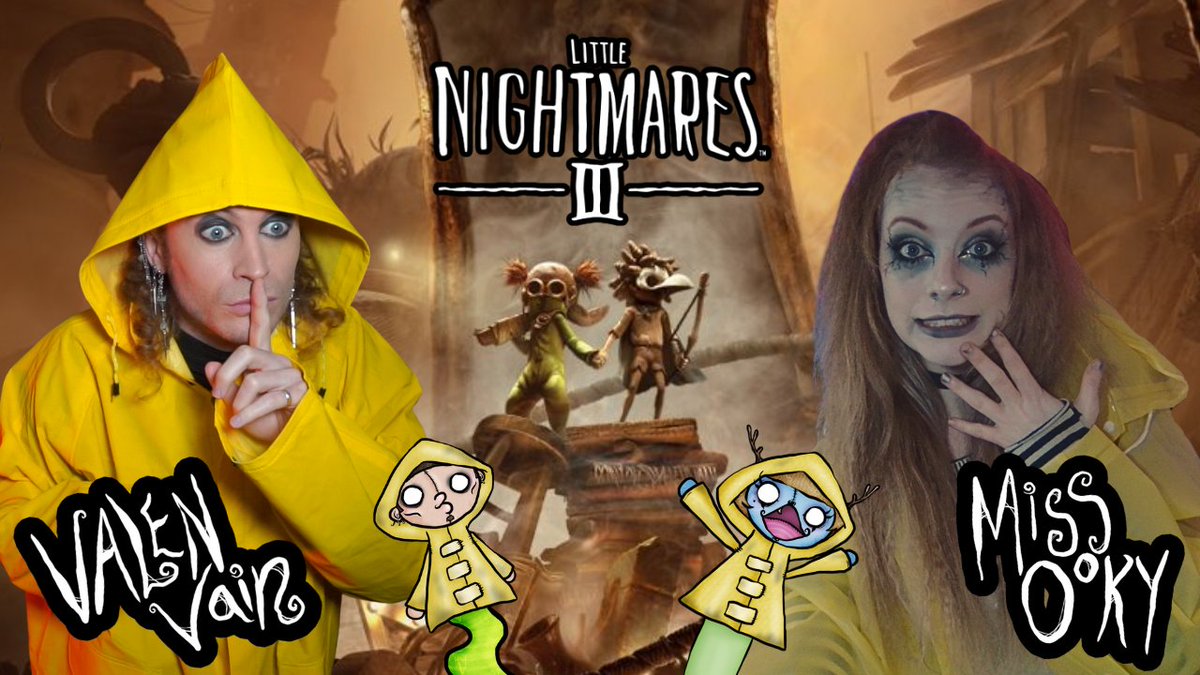 It's day 3 of "7 streams of No Black Eyeshadow" and today is an extra stream because I am joining the AMAZING <a href="/Miss_Ooky/">Ooky</a> whilst we bumble-fuck our way through a franchise that is very close to both our hearts: <a href="/LittleNights/">Little Nightmares III</a> III

Live in 20 mins twitch.tv/valenvain