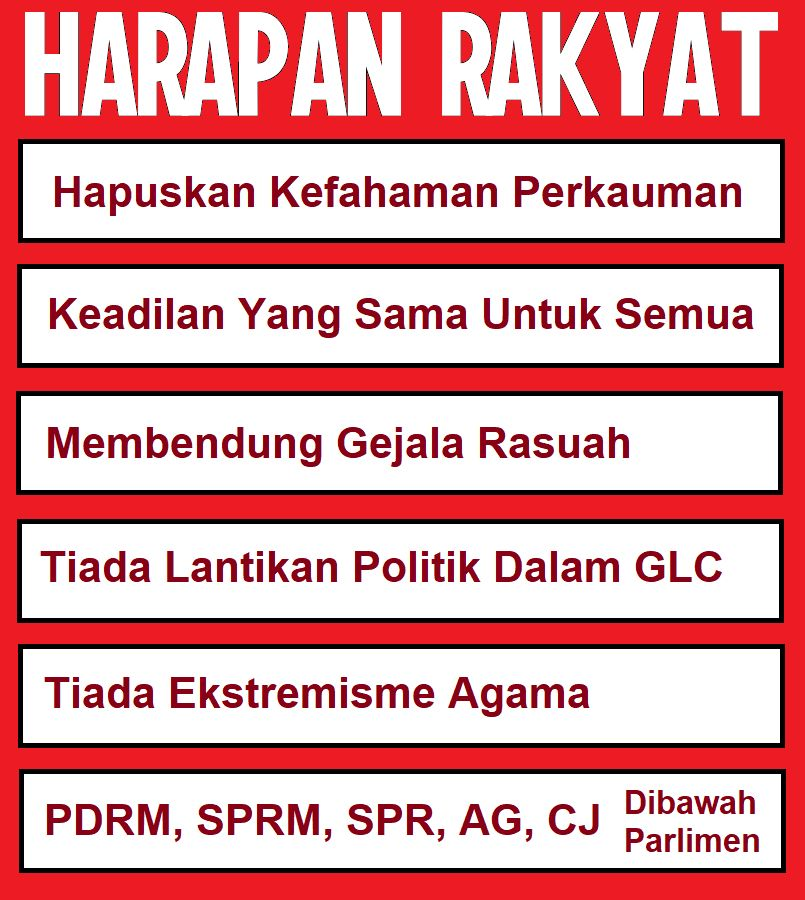 POST saya pada tahun NOV2022
kpd <a href="/anwaribrahim/">Anwar Ibrahim</a> dgn msg
"inilah Harapan Rakyat Malaysia"
harap kamu menunauikan janji2 mu 🙏

dah 3thn berlalu
adakah AI menunaikan janji2 dia.⁉️

jawapannya - saya serah kpd 🫵anda

<a href="/KEADILAN/">KEADILAN</a> <a href="/dapmalaysia/">DAP Malaysia</a> <a href="/PartiAmanah/">Parti Amanah Negara</a> <a href="/anthonyloke/">Loke Siew Fook</a> <a href="/MSabu_Official/">Mohamad Sabu</a>