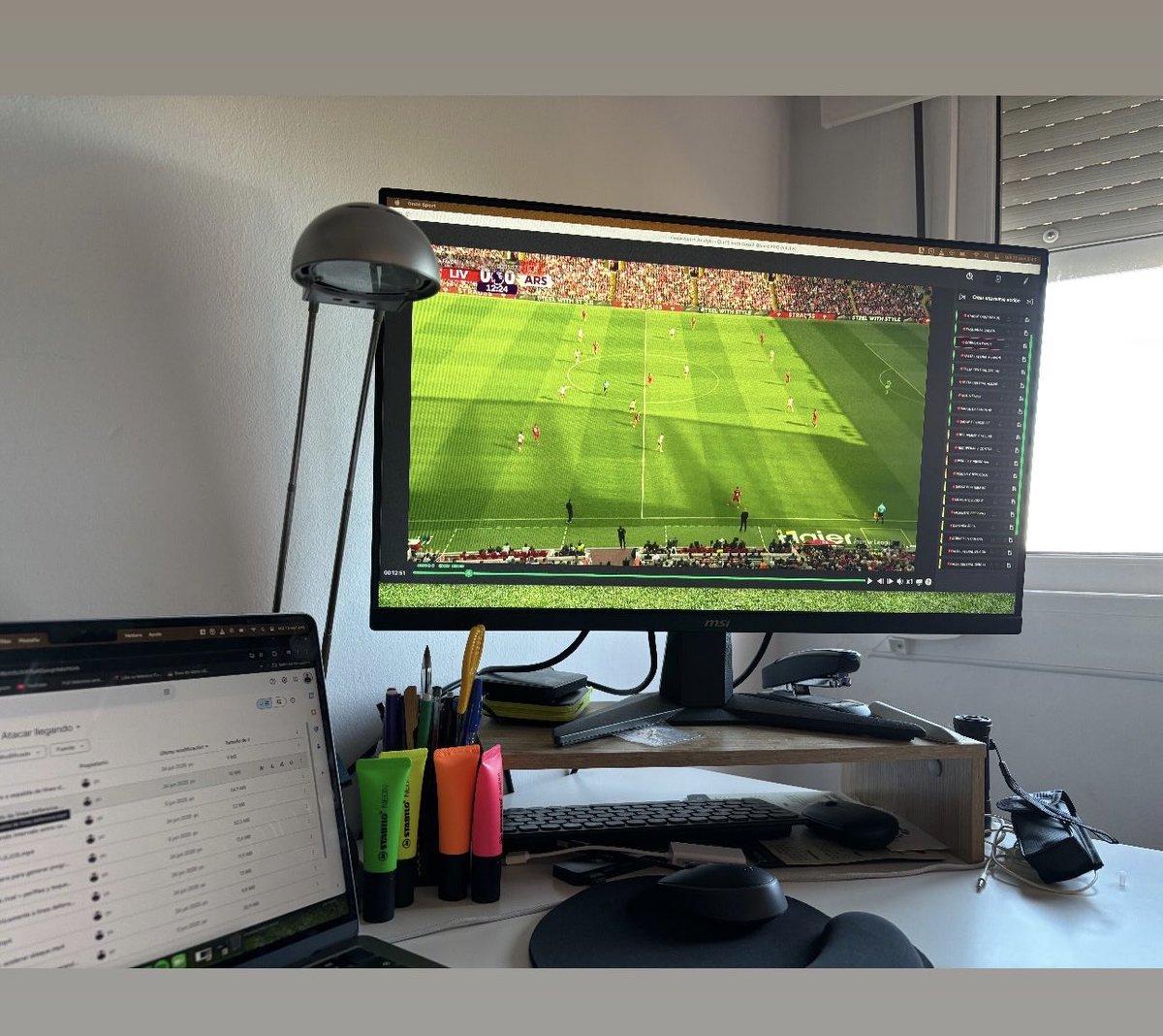 A la espera del próximo desafío profesional semanas de ver mucho fútbol, canalizar y disfrutar del juego desde otra perspectiva.